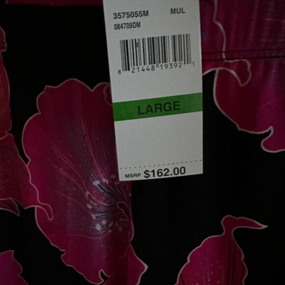 NWT $162 Trina Turk Wide Leg With Split Cover up Pants Size  Large - Picture 5 of 6